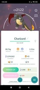 Pokémon Charizard Shiny 😍✨ Second Move Unlocked - Picture 1 of 2
