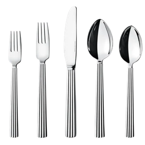 Bernadotte by Georg Jensen Stainless Steel Place Setting 5 Piece - Vtg NOS - Picture 1 of 1