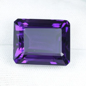24,39 Karat bestes Feuer "Top lila selten" natürlich keine Hitze Brasilien Amethyst Achteck" - Bild 1 von 2