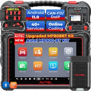 Autel MaxiPRO MP900-BT Kit Scanner w/ 200 Bucks OBD1 Kit Pro ECU Coding as MS906 - Picture 1 of 9