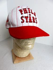 Gorra de béisbol New Era Philadelphia Phila Stars Liga negra prendedor rayas MUY RARA - Imagen 1 de 8