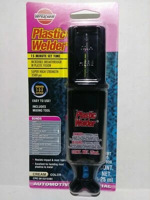 Plastic Welder EPOXY VersaChem 3500 psi bonds 25ml Epoxies Glues 47809 - Image 1 of 2