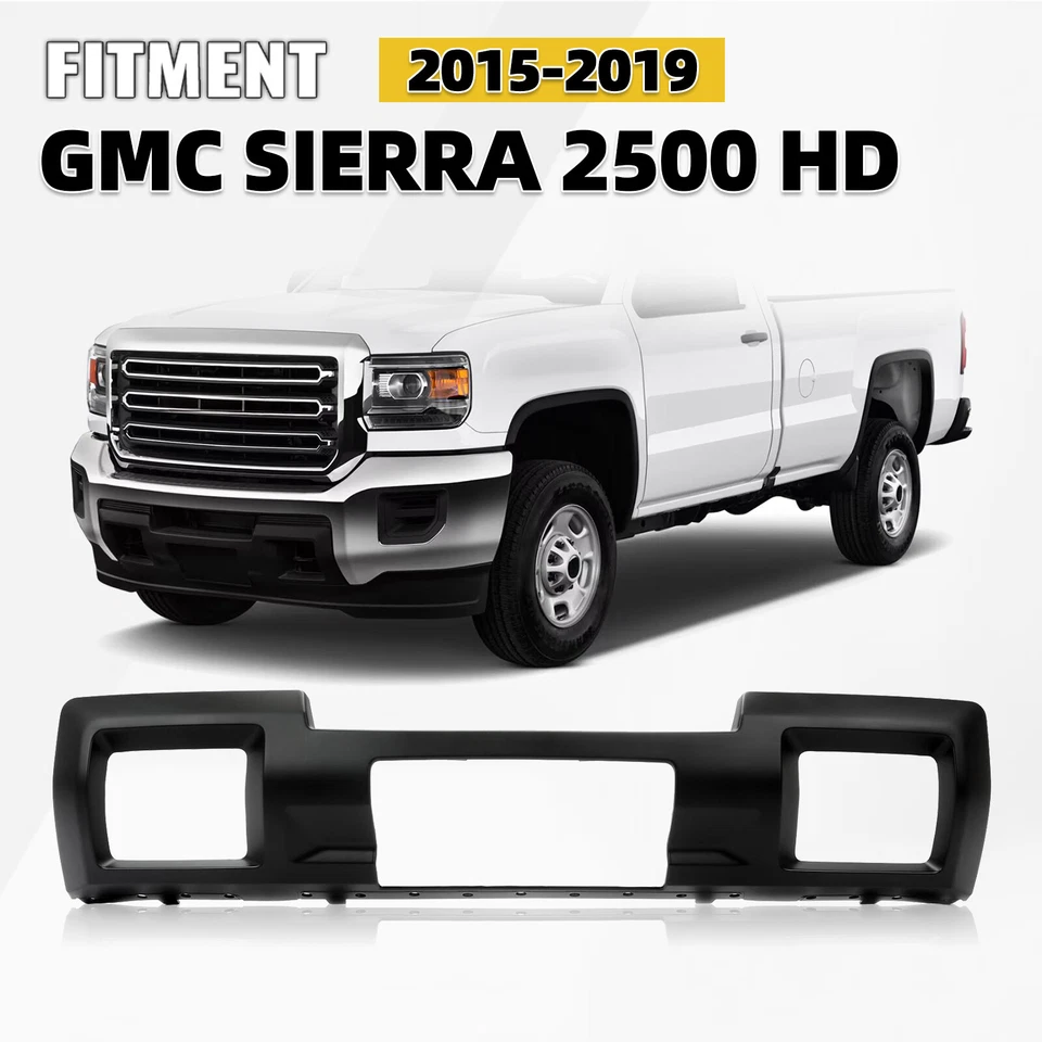 Front Bumper Skid Plate Panel For 15-19 GMC Sierra 2500/3500 HD Black - Изображение 1 из 4