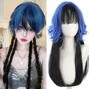 Synthetic Jellyfish Mullet Head Wig Natural Lolita Cosplay Wigs Daily Use - Picture 1 of 12