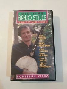 Old Time Banjo Styles Taught By Mike Seeger VHS Homespun Video 1994 - Imagen 1 de 4