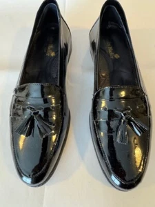 Stanley Blacker Couture Men's Tuxedo Dress Shoes Size M 9 Made in Italy - Picture 1 of 4