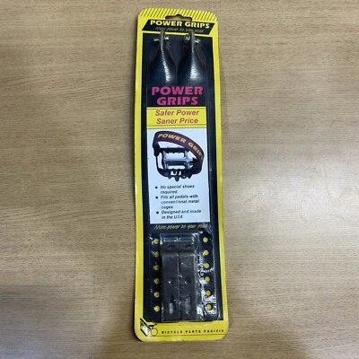 Vintage Power Grips Mountain Bicycle Pedal Straps Bicycle Parts Pacific - Image 1 of 4