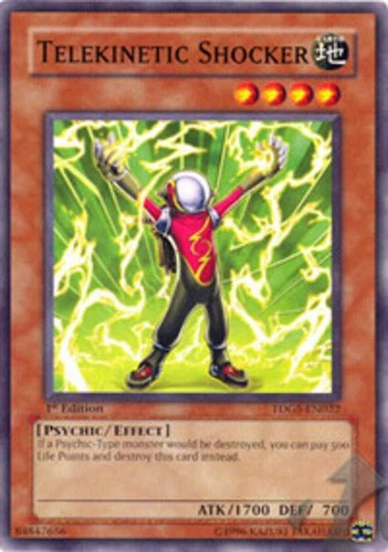 Telekinetic Shocker - TDGS-EN022 - Common - Unlimited Edition Near Mint Yugioh! - Image 1 of 1