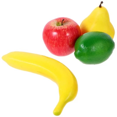  4 Pcs Frutta Artificiale Frutti Artificiali Decorazioni Di Realistica - Immagine 1 di 4