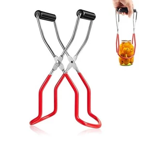 Canning Jar Lifter Stainless Steel Canning Tongs Lifter Tools for Kitchen Hom... - Picture 1 of 7
