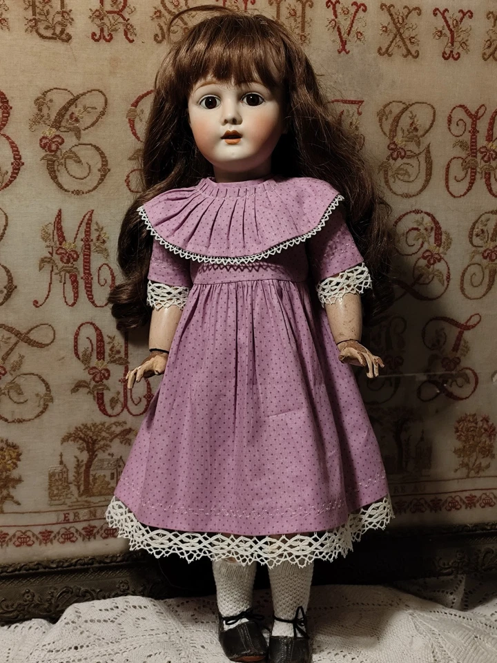 Adorable  GEBRUDER KUHNLENZ 50 cm environ_porcelaine_NoJumeau - Photo 1/4