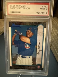 Bowman #352 Corey Patterson 1999 novato PSA 9 - Imagen 1 de 2