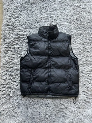 Chaleco Schott NYC Para Hombres XL Negro Puffer Cremallera Completa Acolchado Desmontable Capucha Aislado Foto 1 de 4