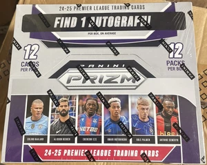 2024-25 Panini Prizm Soccer Premier League EPL Factory Sealed Hobby Box - Picture 1 of 1