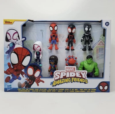 Marvel Spidey And His Amazing Friends Action Figure 7 Pack - Image 1 of 3