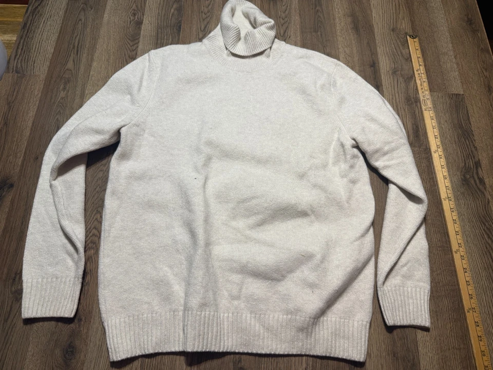 Suéter Banana Republic, Para Mujer Talla Grande, Blanco, Cuello Alto, Pullover Foto 1 de 4