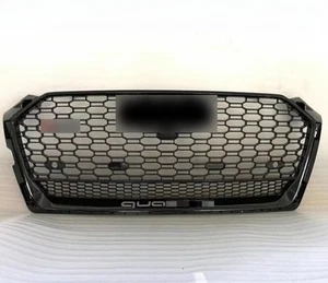 For Audi 2017- 2020 A5 S5 RS5 B9 style bumper black Mesh Grill grille - Picture 1 of 4