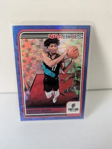 2023-24 Panini NBA Hoops - Shaedon Sharpe #166 Blu - Foto 1 di 2
