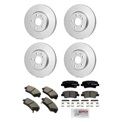 For Kia Forte5 16-17 QuietCast Premium Front & Rear Brake Kit w Ceramic Pads Foto 1 de 3