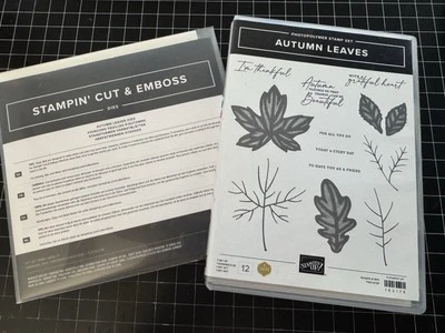 Juego de estampillas de hojas de otoño y troqueles de hojas de otoño para estampar NUEVO paquete - otoño Foto 1 de 3