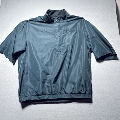 FootJoy DryJoys Hydrolite Golf Rain Wind Jacket Mens XL Short Sleeve Pullover - Image 1 of 4