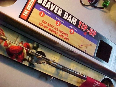 NEW Beaver Dam Ice Fishing Tip Up limited edition HO HO HO  2025 collectable - Image 1 of 4