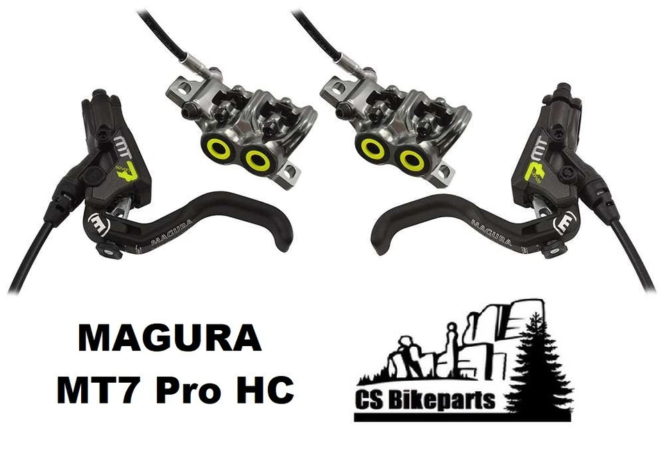 MAGURA MT 7 Pro HC Scheibenbremsen Set vorn & hinten