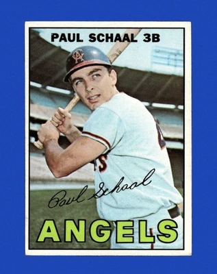 1967 Topps Set-Break #58 Paul Schaal como nuevo *GMCARDS* Foto 1 de 2