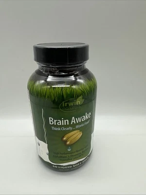 Irwin Naturals Brain Awake 60 cápsulas blandas líquidas 02/2026 Foto 1 de 3