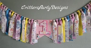 Princess First Birthday Highchair Banner Princess Party Decorations “New” - Picture 1 of 2