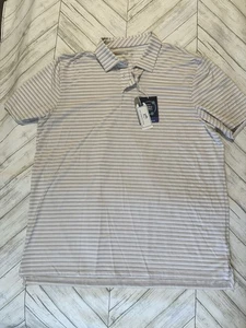Southern Tide Shirt Waypoint Stipe Perf Polo Lavender Mist Men’s XXL New w Tags - Picture 1 of 7