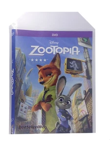 100 Big CPP Clear Plastic Sleeve with Flap 100 Micron (Fits 14mm DVD Case Art... - Picture 1 of 2