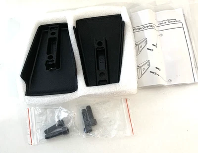 Rugged Ridge 2007 Jeep Wrangler Hinge Cover - Textured Black, Steel, 11205.10 - Image 1 of 4