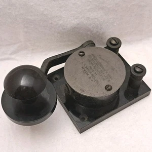 Vintage Antique US Army Signal Corps J-5 A Morse Code Key Telegraph Flame Proof - Zdjęcie 1 z 16