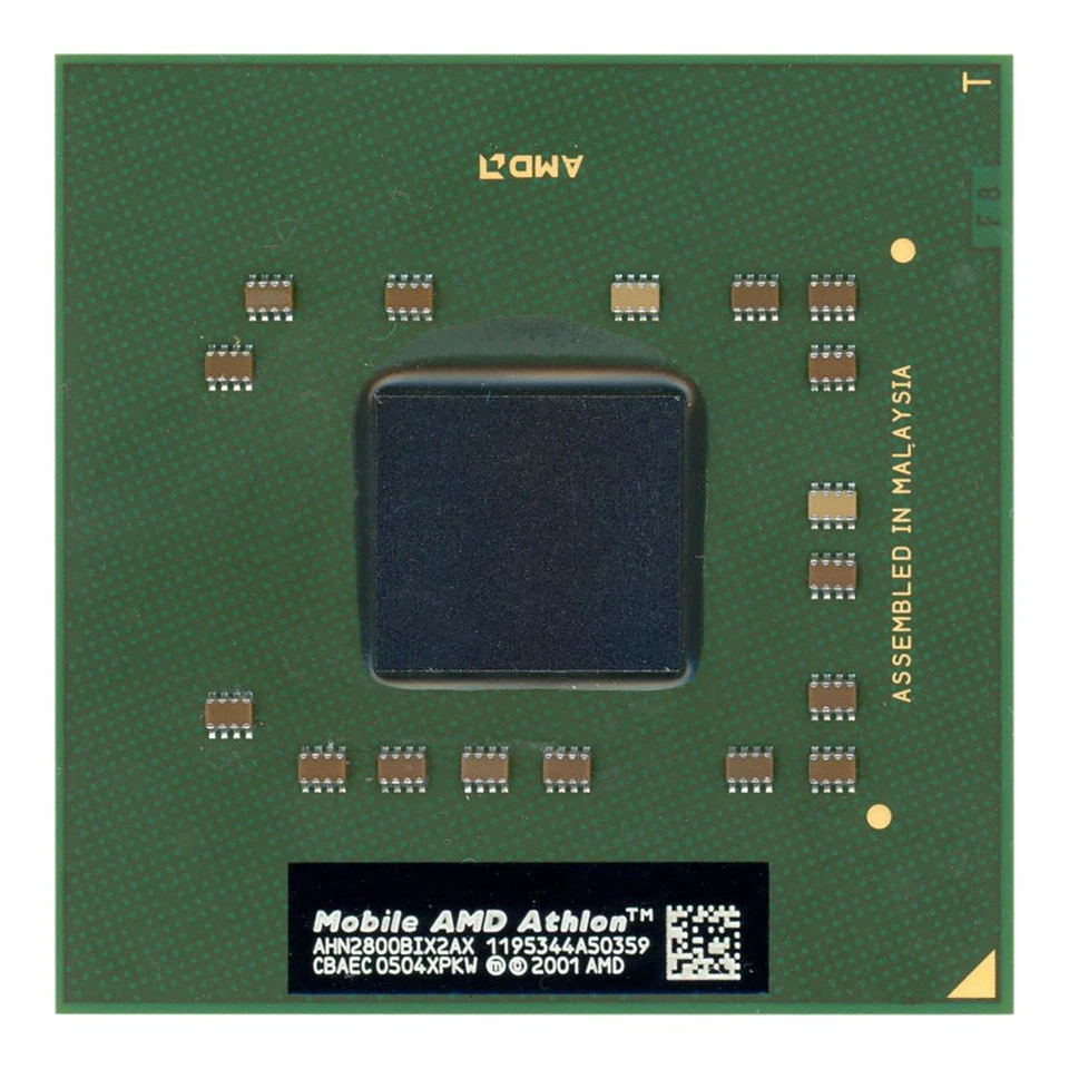 Processor CPU AMD Mobile K8 Athlon XP-M 2800+ 1.6GHz AHN2800BIX2AX Socket 754 - Image 1 of 1