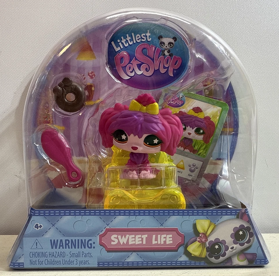 Littlest Pet Shop SWEET LIFE G7 #318 Pink Dog LPS