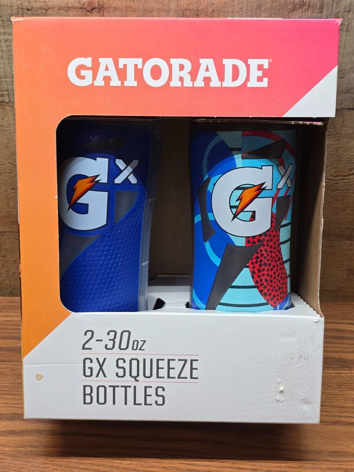 Botellas de agua GATORADE Sports Fuel GX 30 oz montaje exprimir, paquete de 2 - TU ELECCIÓN Foto 1 de 1