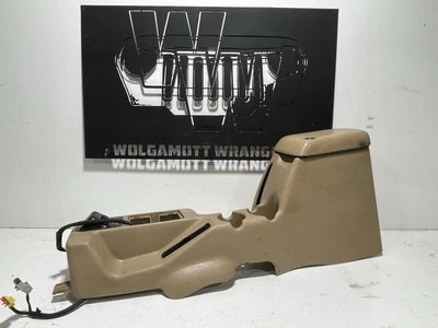Portavasos consola central piso bronceado camel 97-06 Jeep TJ Wrangler OEM CC9Q de 1 pieza Foto 1 de 4