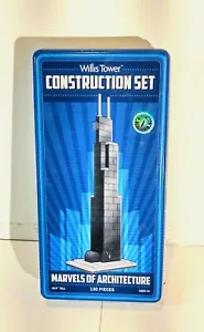 WILLIS TOWER MARVELS OF ARCHITECTURE CONSTRUCTION SET COLLECTORS TIN BOX # 70642 - Picture 1 of 4