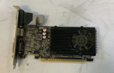 EVGA Nvidia Geforce GT 610 1GB DDR3 PCIe Graphics Card 01G-P3-2615-KR -P4E - Image 1 of 4