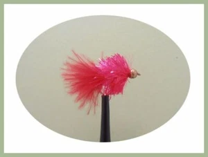 Blob Flies, 8 PACK Red Gold Head Hot Blobs, Mixed 8/10, Trout Flies - Picture 1 of 1