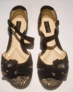Beautifeel Size EU 40 US 10 Black Suede/Cobra - Picture 1 of 13