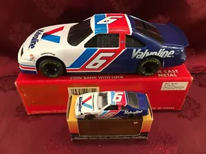MARK MARTIN #6 Ford Thunderbird Valvoline 1993-4 1/24 Bank & 1/64 HO Diecast Set - Picture 1 of 12
