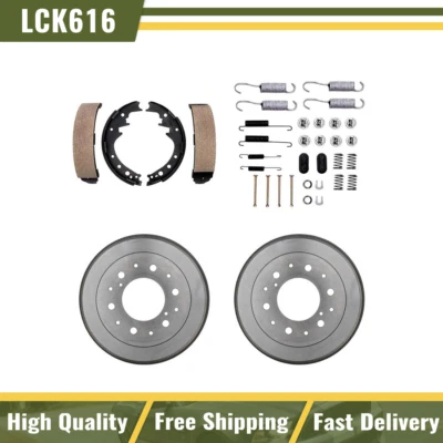 Tambores de freno traseros y zapatas de freno kit de resorte de hardware para Toyota 4Runner 1984 1985 Foto 1 de 4