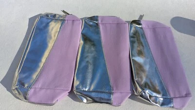 Lote de 3 bolsas de maquillaje con bolsa glamorosa vacías LANCOME Foto 1 de 4