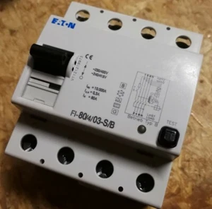 EATON 187809 FI-80/4/03-S/B FI-Schutzschalter selektiv allstrom 80A 0,3A 300mA - Bild 1 von 6