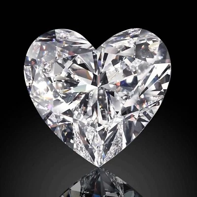 Heart Cut CERTIFIED Lab-Grown White Diamond 2.3 CT VVS1 CVD Loose Diamond AJ26 - Image 1 of 4