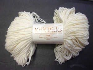 Knit Picks Bare 100% Superwash Wool Yarn Worsted 100g "Natural" 66427 (23855) - Picture 1 of 4