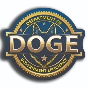 DOGE V2 ELON MUSK TRUMP GLOSS OUTDOOR Car Laptop DECAL BUMPER STICKER - Picture 1 of 2