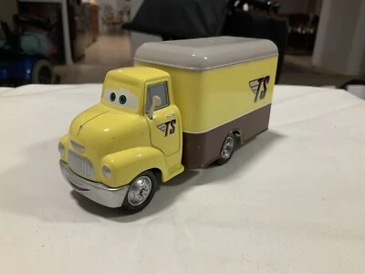 Camión de reparto original Disney Pixar Cars Dustin Mellows TS 1:55 metal fundido a presión Foto 1 de 4